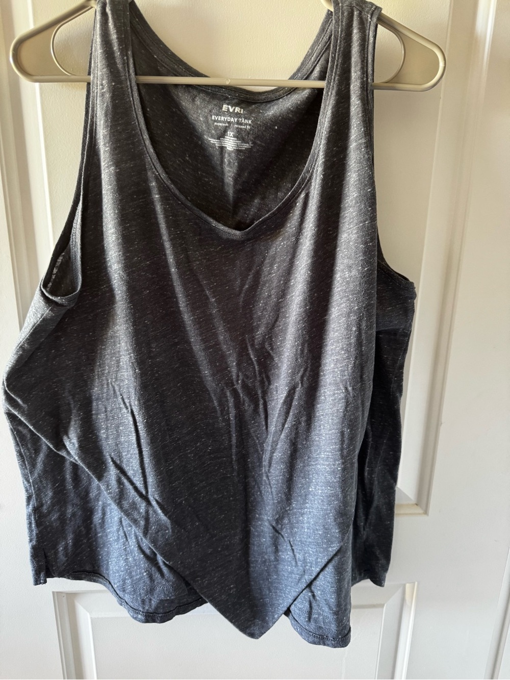 EVRI Charcoal Speckled Tank Top for Women